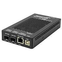 Lantronix S3221-1040-T-LA Media Converters 10/100/1000BASET TO 2xSFP EXTENDED TEMP RATED with -LA Pwr Supply