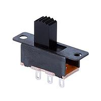 Same Sky (formerly CUI Devices) SLW-232775-8A-N-D Slide Switch 23.2 x 7 x 7.5 mm, 8 mm Raised Slide Actuator, Through Hole