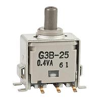 NKK Switches G3B25AB Pushbutton Switches DPDT ON-(ON)