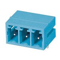 Same Sky (formerly CUI Devices) TBP02R1-381-03BE Headers Terminal block, pluggable, 3.81, receptical, 3 pole, blue