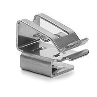 HellermannTyton 151-02291 Metal Edge Clip Low Profile 90 Metal Edge Clip, 1.52.0mm Panel Thickness, 66.2mm Cable Range, SS304, 5000/box