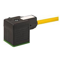 Murrelektronik 7000-18021-0160150 Sensor Cables / Actuator Cables MSUD VALVE PLUG FORM A 18MM, PVC 3X0.75 YELLOW, 1.5m