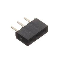 GCT (Global Connector Technology) BG095-03-A-N-D Board to Board & Mezzanine Connectors 3w, 2.54mm Pitch Socket, SIL, TH, Vert, Dual Beam, GF, Tube