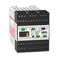 Banner Engineering MMD-TA-12B Safety Relays Safety Relay Muting Module; Supply Voltage: 24 V ac/dc; Muteable Safety Input: 1 Dual Channel; Non-Muteable Safety Input: 1 Dual Channel; Safety Output: 2 PNP, 500 mA; Aux Output: 1 PNP, 250 mA (follows OSSDs); Terminal Block: Removable; Width: 67.5