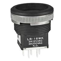 NKK Switches LB16WKW01 Sealed ON-ON ROUND PANEL SEAL BODY ONLY