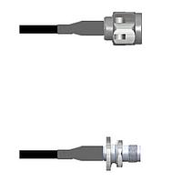 Amphenol Custom Cable Q-2K04S000M008i RF Cable Assemblies N-SP/TNC-SJB LMR24 8I