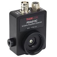 THORLABS PDA015C Amplified Photodetectors InGaAs (800 - 1700 nm, Fixed Gain, 8-32 Mounting Holes)
