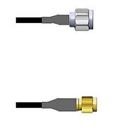 Amphenol Custom Cable Q-2O03E000D010i RF Cable Assemblies N-SP/SMA-SP LMR19 10I