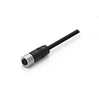 Wurth Elektronik 643662120304 Sensor Cables / Actuator Cables WRCIRC M12 Screw Coding A Cable Assembly Shielded Cable Assembly with 2 m PVC cable Straight with Metal Coupling Nut Female connector, polarity 4
