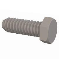Essentra Components 010256H025 Cap Screw Hex Unslotted Bolt, #2-56 Thread, 1/4 Lg