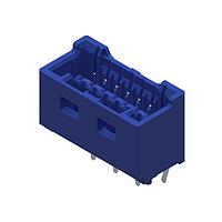 Molex 503159-0604 Headers & Wire Housings 1.5W/BSGLDIPSTRecAssy6CktW/BosWKnkBlue