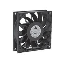 Delta Electronics, Inc. FFB0912SH Tubeaxial DC Tubeaxial Fan, 92x25.4mm, 12VDC, Ball Bearing, Lead Wires