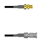Amphenol Custom Cable Q-2W05H0003144i RF Cable Assemblies SMA-SJB/HDBNC-SP G174 144I