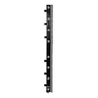 HellermannTyton VWMSS4X5BK7 Racks & Rack Cabinets Vertical Wire Manager Single-Sided, Side Mount, 4.0" x 5.0" x 83.0", Black, 1/box