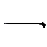 BIVAR SZR4-10.00-F5PS Flexible Light Pipes with LEDs 10 Inch, Black Fiber, Smoked Lens