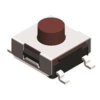 Diptronics DTSMW-67N-V-B Tactile Switches 6x6 180gf BROWN SMT