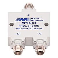 Midwest Microwave / Cinch Connectivity Solutions PWD-5536-02-29M-79 2-Way Divider 2.92mm Power Divider 2 Way