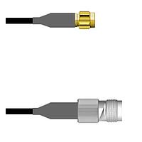 Amphenol Custom Cable Q-3D04J0008006i RF Cable Assemblies SMA-SP/TNC-SJ RG58 6I