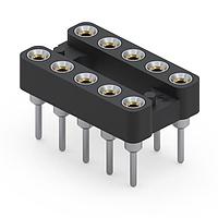 Mill-Max 110-93-210-41-001000 Open Frame 10 PIN STD SOLDER TAIL SKT 200u Sn