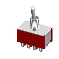 Dailywell 1M41T1B1M1QES Toggle Switches SWITCH TOGGLE 4PDT