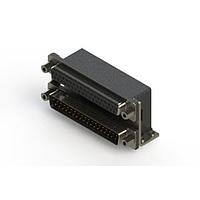 EDAC 664-037-364-056 Dual Port D-Sub Connectors Right-angle Dual Port D-Sub Connector