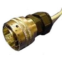 Amphenol Socapex RJF6N Circular Plug w/Plastic Gland Nickel