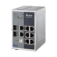 Delta Electronics, Inc. DVS-109W02-1GE Managed Ethernet Switches 8+1G-port Industrial Managed Ethernet switch, built-in alarm IO, (W) -40F to 167F