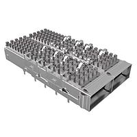 Amphenol Commercial Products UE36C2620005B2A I/O Connectors QSFP DD SUS CAGE 1X2 w/ HS square pin h=4.2mm