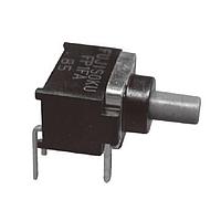 Nidec Components CFP2-1FC-AW Subminiature SPDT, ON-(ON), ultra-miniature pushbutton, straight PC terminals, 0.4VA @ 28V DC