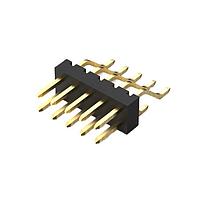 GCT (Global Connector Technology) BF135-04-A-0400-0700-0400-L-C Board to Board & Mezzanine Connectors 4w, 2mm Pitch Pin Hdr, DIL, SMT, Horiz, GF, T+R+F