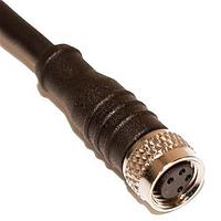 Mueller C84C02M001 Sensor Cables / Actuator Cables M8 Cordset, 4-Position Female Straight to Open End, 24 AWG, 1M