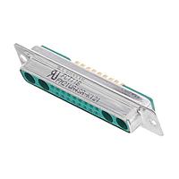 Molex / FCT 172704-0024 Mixed Contact D-Sub Connectors FCT ML DSUB SDR RCPT 21WA4