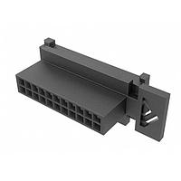 Amphenol FCI 10160855-22GLF Plugs MinitekPwr 3.0DualRow Plug 22Pos Black