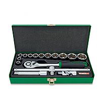TOPTUL GCAD1607 1/2" DR. Socket Set (16 pcs)