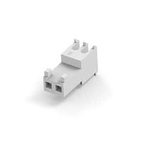 AMP Connectors - TE Connectivity 3-644563-2 Receptacle Housing FEED THRU W/TAB 2P white tin 24 AWG