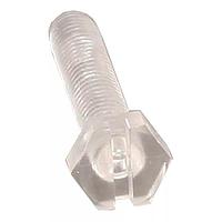 Essentra Components 010440X025PC Hex Slotted Hex Slotted Screw, #4-40 Thread, 1/4 Lg