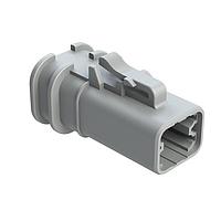 Amphenol SINE Systems ATP06-4S-OMRDGRY Connectors 4 POS PLUG, SKT, REDUCED DIA,