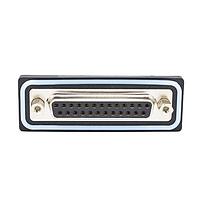 NorComp SDF-S25-203L011 Receptacle 25 pin solder cup F flash 4-40 int thrd