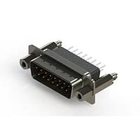 EDAC 627-015-341-257 D-Sub Connectors - Standard Density Vertical Metal Body D-Sub Connector