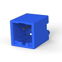 AMP Connectors - TE Connectivity 2-1971800-2 Shrouded GI CONN 2.5 HDR 2P BLUE