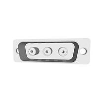 NorComp 683M3W3103L041 Mixed Contact D-Sub Connectors Coax Combo D Vert PCB 3W3/M/50O/VT