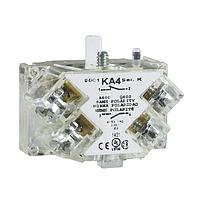 Square D 9001KA6 Contact Block PSH BTTN CONTACT 600VAC 10A 30MM, K