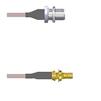 Amphenol Custom Cable Q-1U03M0005024i RF Cable Assemblies N-SJB/SMB-SJB G316 24I