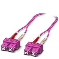 PHOENIX CONTACT 1115419 Fiber Optic Cable Assemblies FOC-SC:PA-SC:PA-OM4:D01/3
