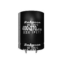 Rubycon 400HXH220MEPASN22X35 General Purpose Electrolytic Capacitors 400VDC 220uF 20% AEC-Q200
