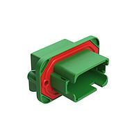 Amphenol SINE Systems AT13-12PC-BM20CP Automotive Connectors 12 Position 90  Flange Mount PCB Receptacle