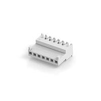 AMP Connectors - TE Connectivity 3-644563-7 Receptacle Housing FEED THRU W/TAB 7P white tin 24 AWG