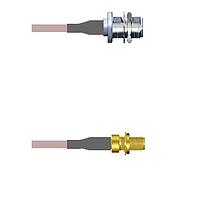 Amphenol Custom Cable Q-2102X000R010i RF Cable Assemblies N-SJB/SMA-SJB G316D 10I