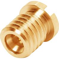 Amphenol SV Microwave 1132-4108 RF Adapters - In Series SMPM M to M Non Mag Thread-In AdptFD