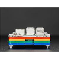 Adafruit 4318 Rainbow Pibow Coupe 4 Case Rainbow Pibow Coup 4 for Raspberry Pi 4